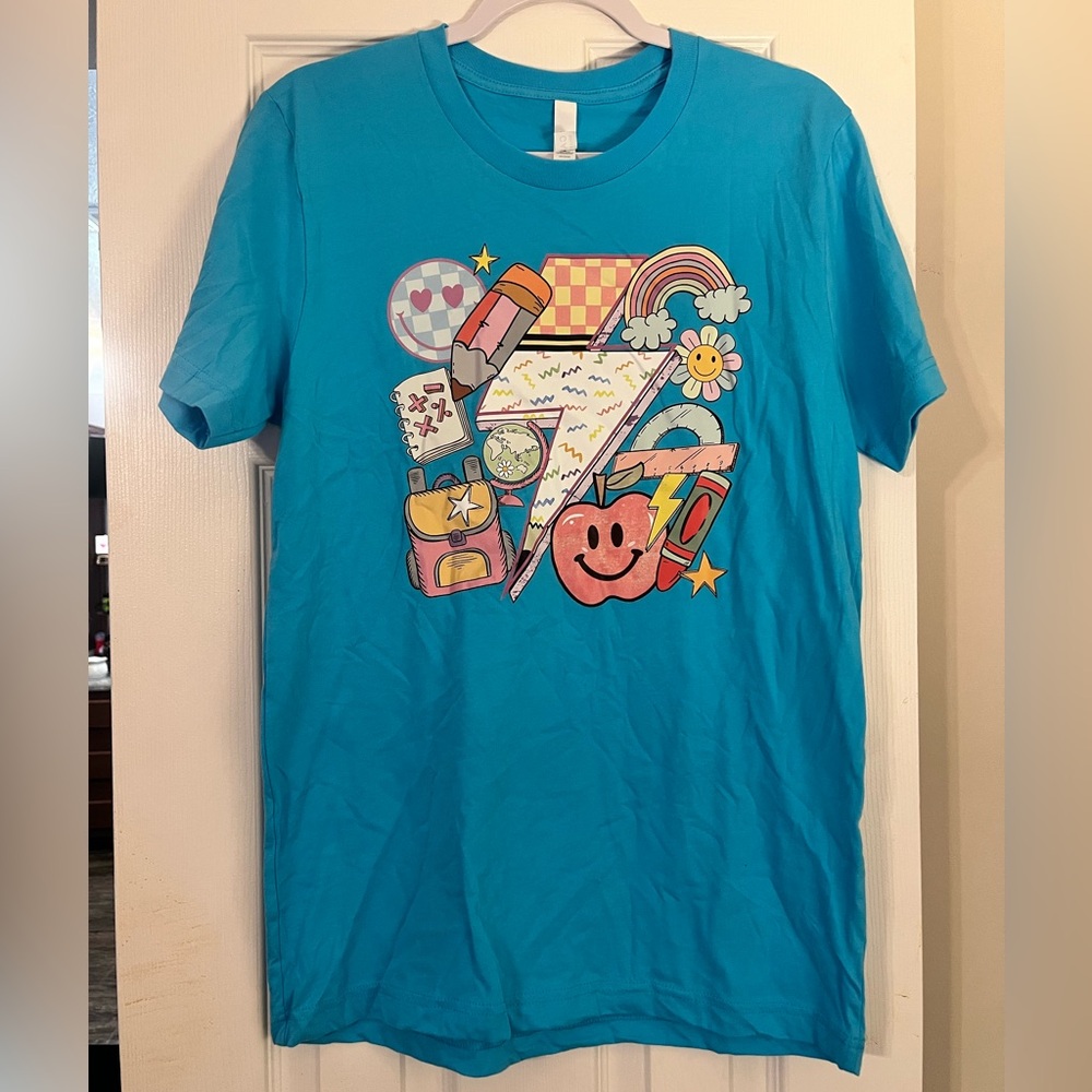 Bella Canvas Blue Graphic Tee